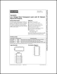 74LCX373MTCX Datasheet