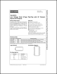 74LCX374MTCX Datasheet