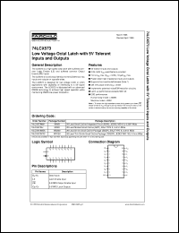 74LCX573MSA Datasheet