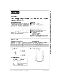 74LCX574MTCX Datasheet