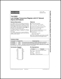 74LCX652MSAX Datasheet