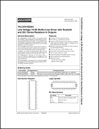 74LCXH162244MEX Datasheet