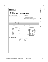 74LVQ00MTR Datasheet