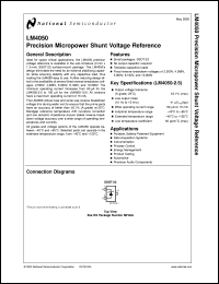 LM4050CIM3-2.5 Datasheet