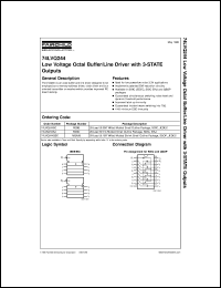 74LVQ244MSAX Datasheet