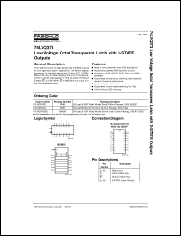 74LVQ373MSAX Datasheet