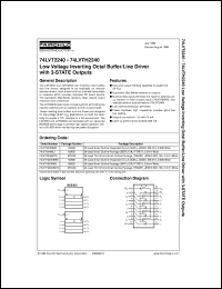 74LVT2240SJ Datasheet