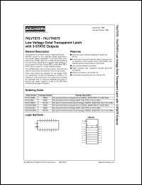 74LVT373MTCX Datasheet