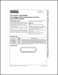 74LVTH16240MEAX Datasheet