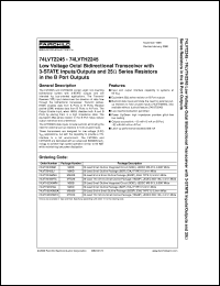 74LVTH2245MTCX Datasheet