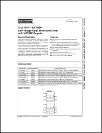 74LVTH244MSAX Datasheet