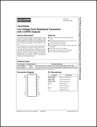 74LVTH543MTC Datasheet