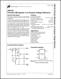 LM4120IM5-3.0 Datasheet