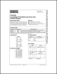74LVX244MSCX Datasheet