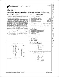 LM4121AIM5X-1.2 Datasheet