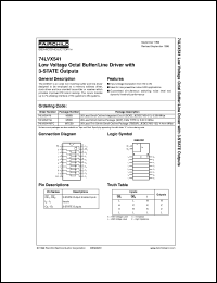 74LVX541MX Datasheet