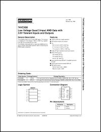 74VCX08MTCX Datasheet