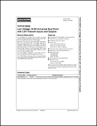 74VCX16835MTDX Datasheet