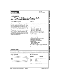 74VCX16838MTDX Datasheet