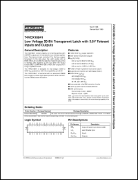 74VCX16841MEAX Datasheet