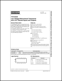 74VCX245WMX Datasheet