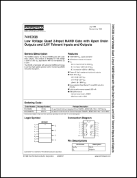 74VCX38MTCX Datasheet