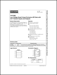 74VCX86MTC Datasheet