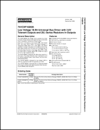 74VCXF162835MTD Datasheet