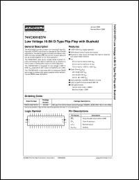 74VCXH16374MTD Datasheet