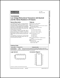 74VCXH2245WMX Datasheet