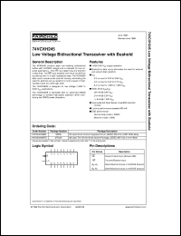 74VCXH245MTCX Datasheet