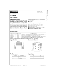 74VHC04MTCX Datasheet