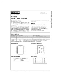 74VHC08MTCX Datasheet