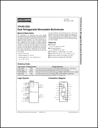 74VHC123AMTCX Datasheet
