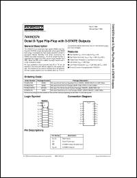 74VHC574MTCX Datasheet