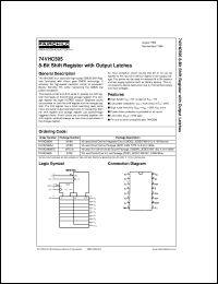 74VHC595MTCX Datasheet