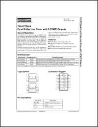 74VHCT244AMTCX Datasheet