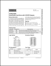 74VHCT245ASJX Datasheet