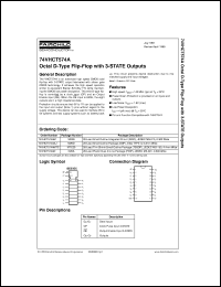 74VHCT574AMTC Datasheet