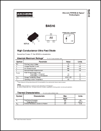 BAS16 Datasheet
