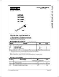 BC548C Datasheet