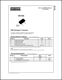 BCV26 Datasheet