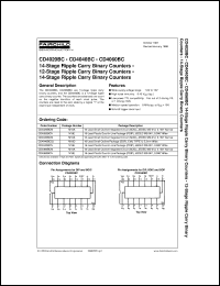 CD4040BCN<BR>MC14040BCP Datasheet