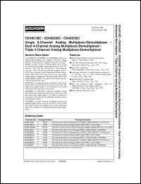 CD4051BNSR Datasheet
