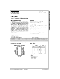 CD4538BCCW Datasheet