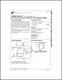 LM4868MTX Datasheet