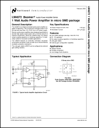 LM4878IBP Datasheet