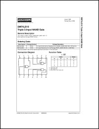 DM74LS138CW Datasheet