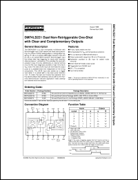 DM74LS221CW Datasheet