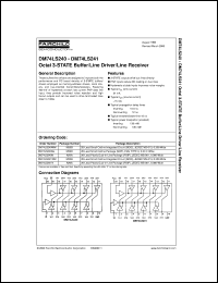DM74LS240WMX Datasheet